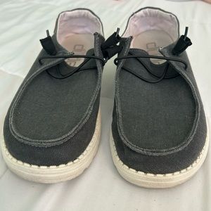 Wendy Chambray Off Black Hey Dude’s